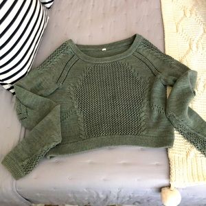 Crop sweater
